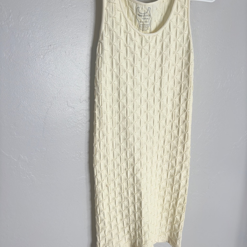 Stretchy Cream Dress